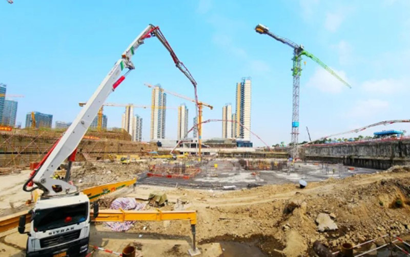APP下载泵车“团建”珠海横琴科学城！