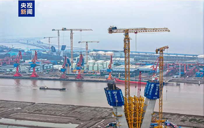 央视聚焦！APP下载超大塔助建世界级桥梁工程！