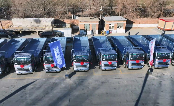 APP下载轻卡新能源运输车批量交付山东客户