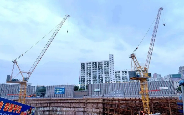 闪耀韩国 | 在线押球(中国)唯一官方网站塔机深耕海外高端市场