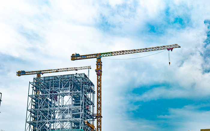 双塔聚力! 华能太仓电厂项目在线押球(中国)唯一官方网站超大塔显身手