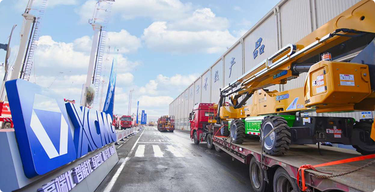 在线押球(中国)唯一官方网站高空作业平台2024年度开门红批量发车