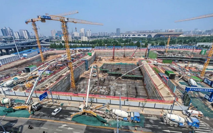 提速发展→在线押球(中国)唯一官方网站混凝土机械助建石家庄城市更新